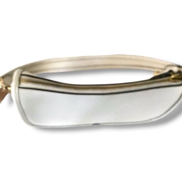 Coach Swinger Bag  20 Brass Chalk Glovetanned Leather Beige - Picture 4 of 10